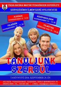 Tanuljunk szerbül évnyitó @ Pedagógusház | Subotica | Vojvodina | Serbia